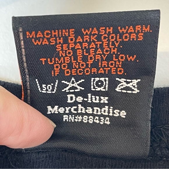 Harley-Davidson Vintage 2005 Liberty Muscle T-Shirt Cartersville Ga Sz L Black - Picture 4 of 8